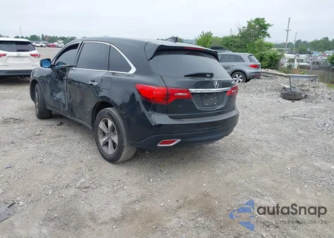 2014 Acura Mdx из США, поврежденный, VIN 5FRYD3H26EB011039